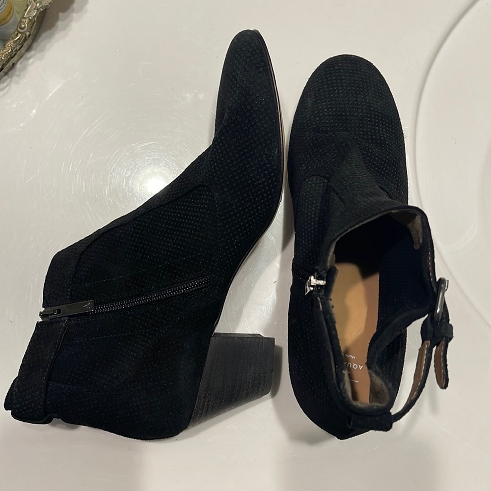 COPY - Aquatalia Suede black booties